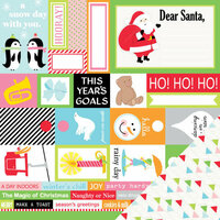 Chickaniddy Crafts - Jolly Good Collection - Christmas - 12 x 12 Double Sided Paper - Tis The Season