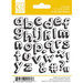 Chickaniddy Crafts - Scrumptious Collection - Clear Acrylic Stamps - Mini Alphabet