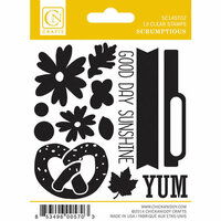 Chickaniddy Crafts - Scrumptious Collection - Clear Acrylic Stamps - Mini Illustrated