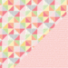 Chickaniddy Crafts - Twirly Girly Collection - 12 x 12 Double Sided Paper - Grandmas Quilt