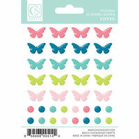 Chickaniddy Crafts - Yippee Collection - Enamel Stickers - Shapes