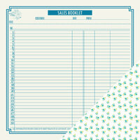 Chickaniddy Crafts - Yippee Collection - 12 x 12 Double Sided Paper - Pleasantly Surprised
