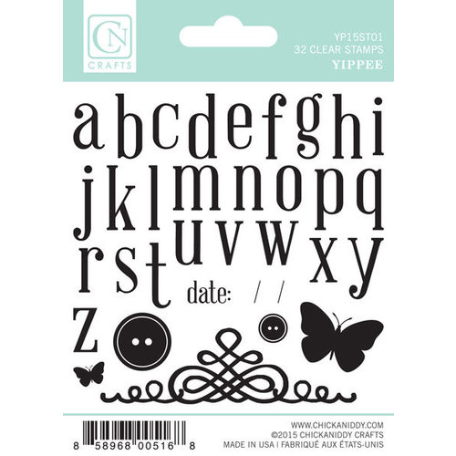 Chickaniddy Crafts - Yippee Collection - Clear Acrylic Stamps