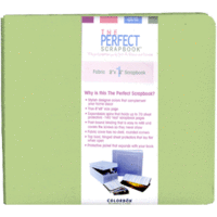 12 x 12 Colorbok - Jill Rinner The Perfect Scrapbook - Green Apple, CLEARANCE