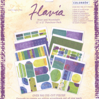 Colorbok Flavia Tapestry Punch-Out Packs - Mint and Moonlight