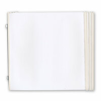 Colorbok - Westrim - Page Protectors - Refill Pack - Hinged Pages - Fits 12 x 12 Strap Albums - 20 Pack