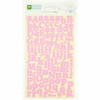 Colorbok - Making Memories - Sarah Jane Collection - Cardstock Stickers - Alphabet - Girl