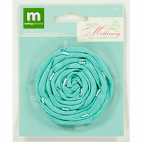 Colorbok - Making Memories - Modern Millinery Collection - Flower Embellishments - Rolled Rose - Teal