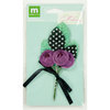 Colorbok - Making Memories - Modern Millinery Collection - Flower Embellishments - Millinery Flower Bouquet - Velvet Polka Dot