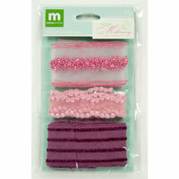 Colorbok - Making Memories - Modern Millinery Collection - Trims - Purple and Pink