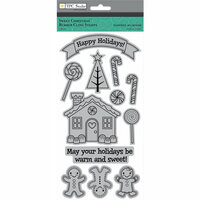 Colorbok - TPC Studio - Sweet Christmas Collection - Cling Mounted Rubber Stamps