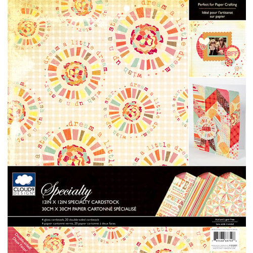 Colorbok - Cloud 9 Design - Fiesta Collection - 12 x 12 Specialty Paper Pad - Gloss