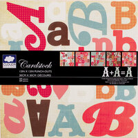 Colorbok - Cloud 9 Design - Fiesta Collection - 12 x 12 Punch Outs - Die Cuts - Alphabet