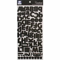 Colorbok - Cloud 9 Design - Nightshade Collection - Cardstock Stickers - Alphabet - Large