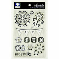 Colorbok - Cloud 9 Design - Nightshade Collection - Layered Chipboard Stickers with Epoxy Accents