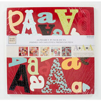 Colorbok - Heidi Grace Designs - Tweet Memories Collection - 12 x 12 Punch Out Pad - Alphabet