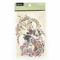 Colorbok - Victorian Parlour Collection - Die Cut Cardstock Pieces - Journaling Accents