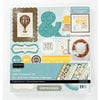 Colorbok - Antique Paperie Collection - 12 x 12 Punch Out Pad with Glitter Accents - Die Cuts