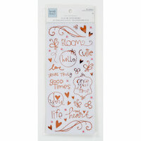 Colorbok - Heidi Grace Designs - Daydream Collection - Clear Foil Stickers with Gem Accents