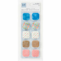 Colorbok - Heidi Grace Designs - Daydream Collection - 3 Dimensional Stickers - Square Fabric Buttons