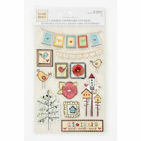 Colorbok - Heidi Grace Designs - Tweet Memories Collection - Layered Chipboard Stickers with Epoxy Accents