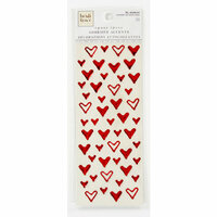 Colorbok - Heidi Grace Designs - Tweet Memories Collection - Foil Epoxy Stickers - Hearts