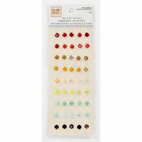 Colorbok - Heidi Grace Designs - Tweet Memories Collection - 3 Dimensional Stickers - Metal Brad Tops - Small