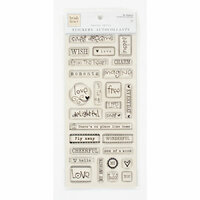 Colorbok - Heidi Grace Designs - Tweet Memories Collection - Epoxy Stickers - Words