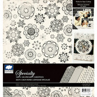Colorbok - Cloud 9 Design - Nightshade Collection - 12 x 12 Specialty Paper Pad - Glitter