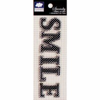 Colorbok - Cloud 9 Design - Nightshade Collection - 3 Dimensional Stickers - Fabric Word - Smile
