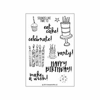 Concord and 9th - Clear Acrylic Stamps - Eat Cake and Celebrate