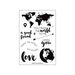 Concord and 9th - Clear Acrylic Stamps - Map Love