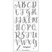 Concord and 9th - Clear Photopolymer Stamps - Sophisticated Script Uppercase