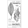 Concord and 9th - Clear Photopolymer Stamps - Lace Leaf