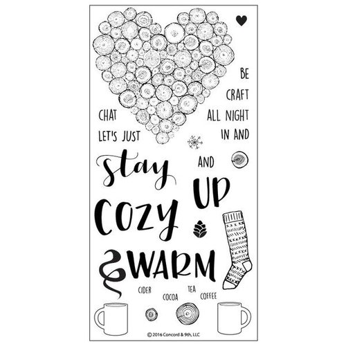 Concord and 9th - Clear Acrylic Stamps - Cozy Up