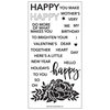 Concord and 9th - Clear Photopolymer Stamps - Happy Words