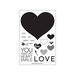 Concord and 9th - Clear Photopolymer Stamps - Heart Smile