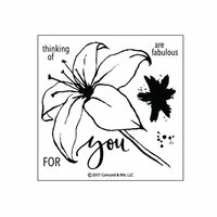 Concord and 9th - Clear Acrylic Stamps - Lily