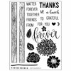 Concord and 9th - Clear Photopolymer Stamps - Petals and Pallets