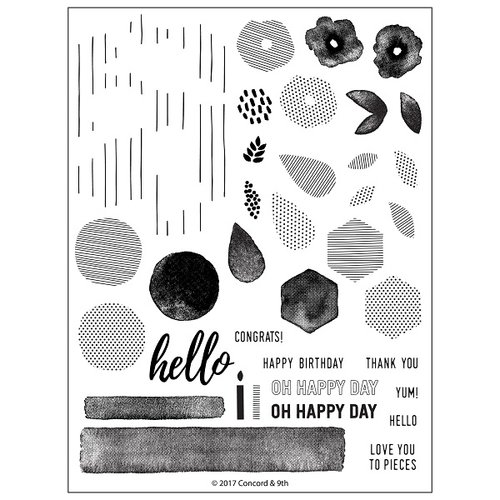 Concord and 9th - Clear Photopolymer Stamps - Bits and Pieces