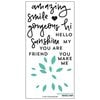 Concord and 9th - Turnabout Collection - Clear Photopolymer Stamps - Dahlia