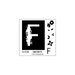 Concord and 9th - Clear Photopolymer Stamps - Monogram F