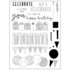 Concord and 9th - Clear Photopolymer Stamps - Birthday Stacks