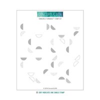 Concord and 9th - Clear Photopolymer Stamps - Semicircle Turnabout