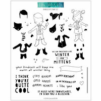 Concord and 9th - Clear Photopolymer Stamps - Bundled Up