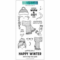 Concord and 9th - Clear Photopolymer Stamps - Winter Wear