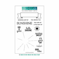 Concord and 9th - Clear Photopolymer Stamps - Hello Sunshine Turnabout