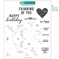 Concord and 9th - Clear Photopolymer Stamps - Stitched Turnabout