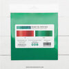 Concord and 9th - 6 x 6 Paper Pad - Holiday Foil Paper Pack - Red and Green