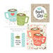 Concord and 9th - Turnabout Collection - Clear Photopolymer Stamps - Coffee Blend